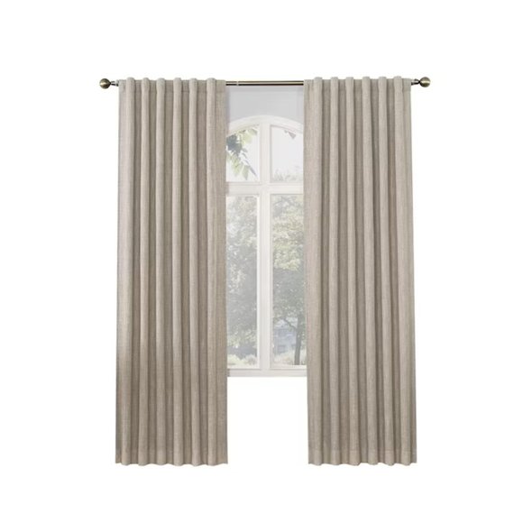 Allen + Roth | Accents | Glennston Linen Room Darkening Thermal Lined ...